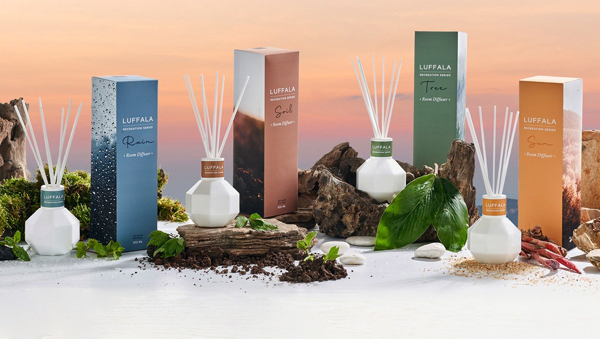 “LUFFALA” Room Diffuser: Recreation Series Eco-friendly and Good for the Body and Mind