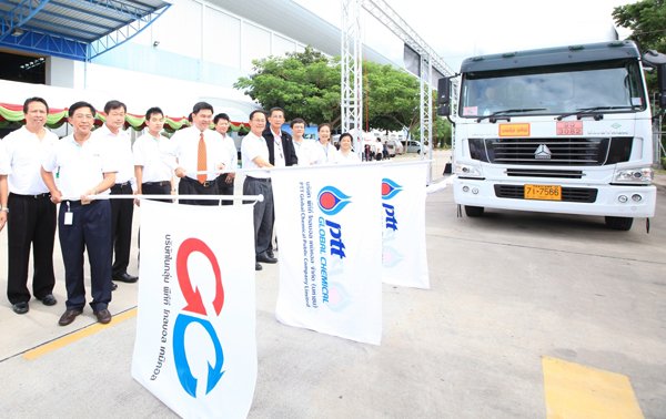 PTTG's Olefins Trucks Promote Rayong Province