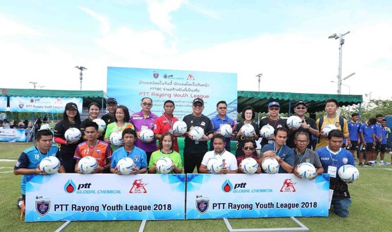 PTT Rayong Youth League 2018 สร้างสรรค์เส้นทางลูกหนังเพื่อสานฝันให้กับเยาวชน